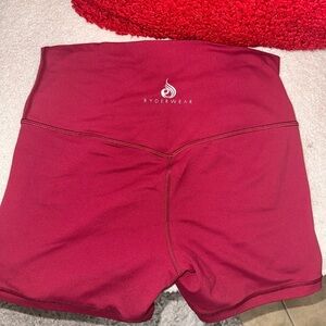 Ryderwear Women's Red Shorts